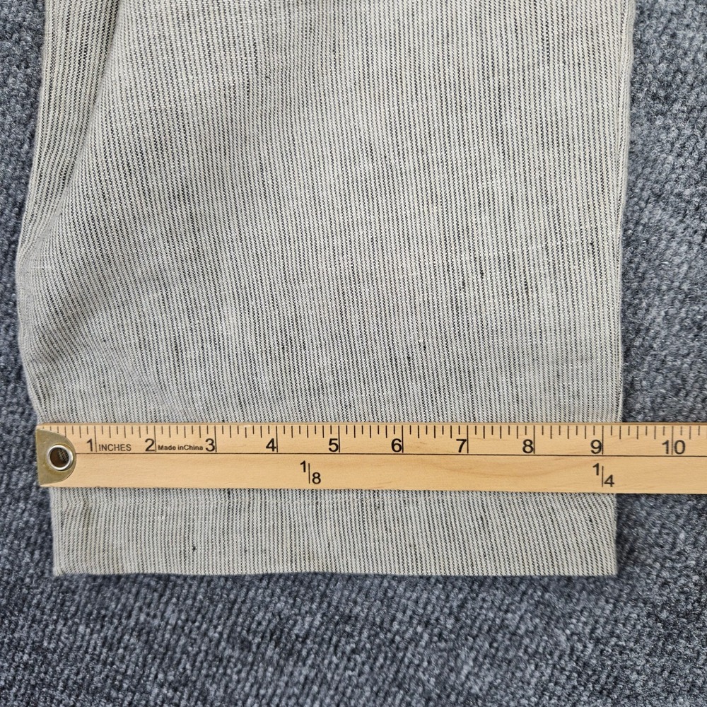 Tommy Bahama Beach Coast Linen Pants Mens 2XLB Full Elastic Tan Gray Herringbone - Picture 6 of 11